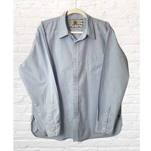 half-moon threadworks, Long sleeve, button Up, Mens XL, Casual Style